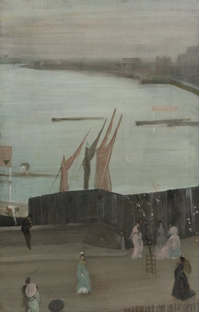 Variaciones en Rosa y Gris- Chelsea de James Abbott McNeill Whistler